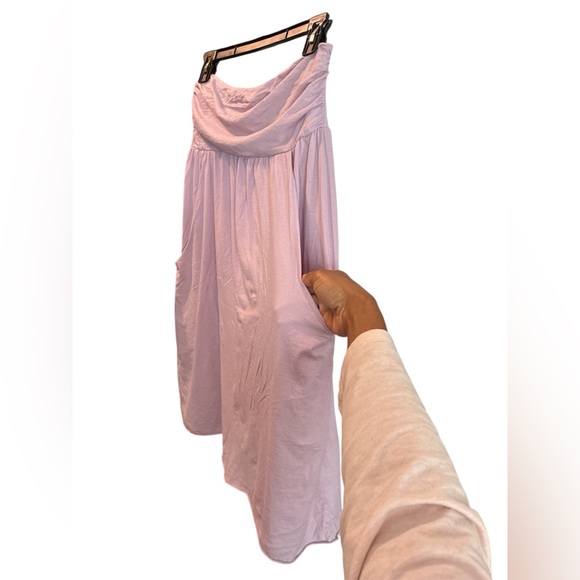 Velvet By Graham & Spencer Purple Strapless Dress. Size Medium. - Picture 9 of 10